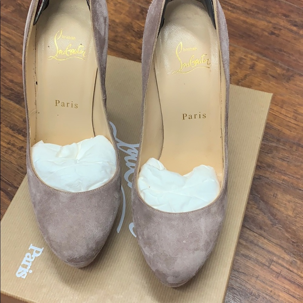 Christian Louboutin Bianca 140 Rose Antique 38.5 - Picture 5 of 8